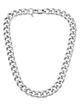 Colar ChainsHouse Cuban Link Chunky Gold em Aço Inoxidável