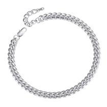 Colar ChainsPro Chunky Choker Chain para homens, aço de 35 cm
