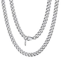 Colar ChainsPro Curb Chain 14 mm de aço inoxidável para homens