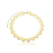 Colar Chapas banhado a ouro