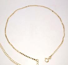 Colar Chapas Redondas Banhado em Ouro 18K Colar Chapas Redondas Banhado em Ouro 18K