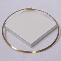 Colar Chocker Aço Inox Dourado Feminino Colar Chocker Aço Inox Dourado Feminino
