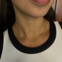 Colar Chocker Bolinhas