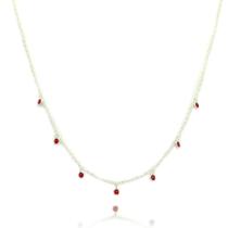 Colar Chocker Elo Portugues Pedra Zirconia Prata 925 Colar Chocker Elo Portugues Pedra Zirconia Prata 925