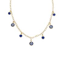 Colar Chocker Olho Grego - Banhado em Ouro 18k Colar Chocker Olho Grego - Banhado em Ouro 18k