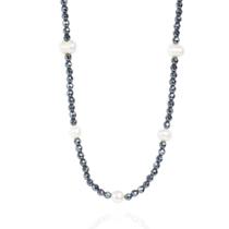 Colar chocker ródio negro com pedras brancas Colar chocker ródio negro com pedras brancas