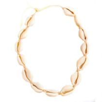Colar choker ajustavel buzios natural concha