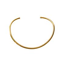 Colar choker aro rigido liso