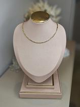 Colar Choker Banhado a Ouro Corrente Figaro Colar Choker Banhado a Ouro Corrente Figaro
