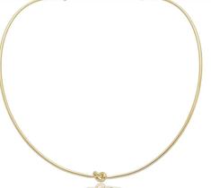 Colar Choker Banhado em Ouro