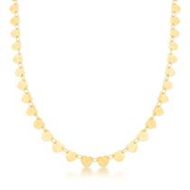 Colar Choker Chapinhas Banhado a Ouro 18k