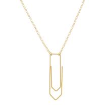 Colar Choker Clipe Dourado Semijoia Banho em Ouro 18K