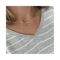 Colar Choker Com Pingente Infinito Em Aço Inoxidável Estilo Boho Para Casais, Presente De Joias Para Colar Choker Com Pingente Infinito Em Aço Inoxidável Estilo Boho Para Casais, Presente De Joias Para