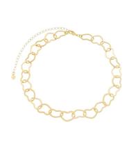 Colar Choker Corações Grandes Entrelaçados Colar Choker Corações Grandes Entrelaçados