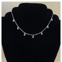 Colar choker corações pendurado Colar choker corações pendurado