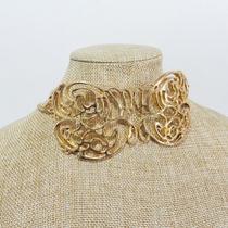 Colar Choker de Borboleta em Metal Colar Choker de Borboleta em Metal