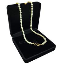 Colar Choker De Pérolas 3 e 4mm 40cm Banho De Ouro 4808