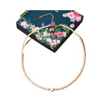 Colar Choker De Pérolas Boho De Verão Para Mulheres, Coração, Concha Natural, Colar De Contas