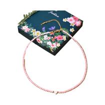 Colar Choker De Pérolas Boho De Verão Para Mulheres, Coração De Conchas Naturais, Colar Colorido