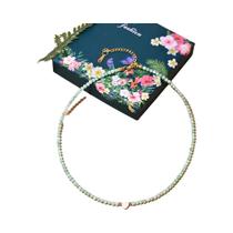 Colar Choker De Pérolas Boho De Verão Para Mulheres, Coração De Conchas Naturais, Colar Colorido