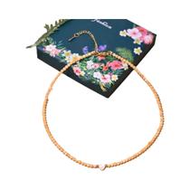 Colar Choker De Pérolas Boho De Verão Para Mulheres, Coração De Conchas Naturais, Colar Colorido