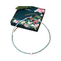 Colar Choker De Pérolas Boho De Verão Para Mulheres, Coração De Conchas Naturais, Colar Colorido