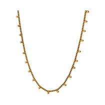 Colar Choker De Renda Banhado a Ouro Com Corrente De Contas E Franjas Para Mulheres E Estudantes Colar Choker De Renda Banhado a Ouro Com Corrente De Contas E Franjas Para Mulheres E Estudantes