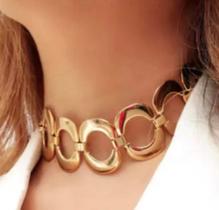 Colar Choker Elos Maxxi Colar Choker Elos Maxxi