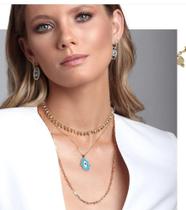 Colar Choker em Bolinhas Detalhadas Foscas e Lisas Colar Choker em Bolinhas Detalhadas Foscas e Lisas