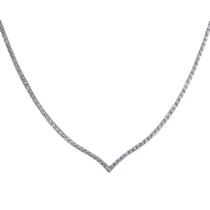 Colar Choker Em Forma De V Com Cristais Brilhantes, Joia De Moda Para Casamento, Colar Statement