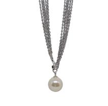 Colar Choker Em Prata Com Pérola Colar Choker Em Prata Com Pérola