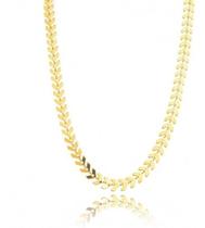 Colar choker escama de peixe