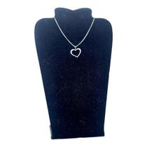 Colar CHOKER FEMININO AÇO INOX CORAÇÃO VAZADO GARGANTILHA Colar CHOKER FEMININO AÇO INOX CORAÇÃO VAZADO GARGANTILHA