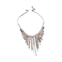 Colar Choker Feminino Com Franjas De Cristal Brilhante Para Vestido, Noite De Balada, Dança Jazz