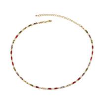 Colar Choker Feminino De Luxo Com Zircônias Cúbicas Cravejadas Estilo Hiphop