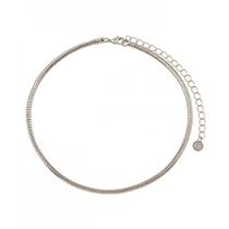 Colar Choker Feminino Rabo de Rato Chunky Metal