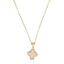 Colar Choker Gargantilha Trevo Folheado a Ouro 18k Virgínia Colar Choker Gargantilha Trevo Folheado a Ouro 18k Virgínia