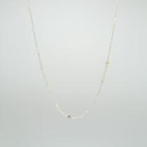 Colar Choker Grumet Bolinhas Prata