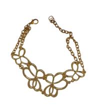 Colar Choker Moda Blogueira Gargantilha Folheada Tendencia