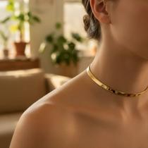 Colar Choker Ouro Zarpellon Lisa 11.5cm 35cm 11cm Colar Choker Ouro Zarpellon Lisa 11.5cm 35cm 11cm