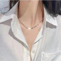 Colar Choker Prata Corrente Minimalista