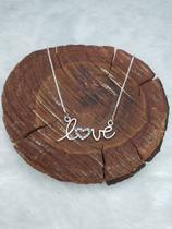 Colar Choker Prata925 Veneziana Love Colar Choker Prata925 Veneziana Love
