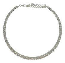 Colar Choker Riviera Duplo Prata