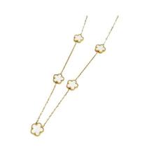 Colar Choker Trevo Virginia Pedra Verde Ou Branco Sorte