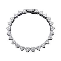 Colar Choker Unissex De Coração Com Cristais Estilo Hip Hop, Corrente Cubana, Joia Da Moda, Presente