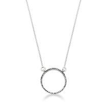 Colar circulo vazado p Colar circulo vazado p