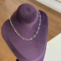 Colar círculos prata 925