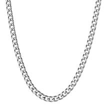 Colar CLASICOMIS Cuban Link Chain 5 mm/7 mm para homens em prata Colar CLASICOMIS Cuban Link Chain 5 mm/7 mm para homens em prata