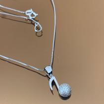 Colar Clave de Prata