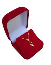 Colar com 1 Pingente Filho Menino Folheado em Ouro 18k- Mãe